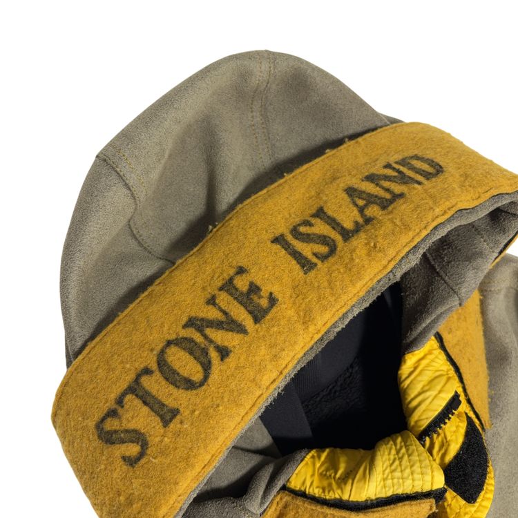 Stone Island Man Made Suede Grey Coats obraz 3
