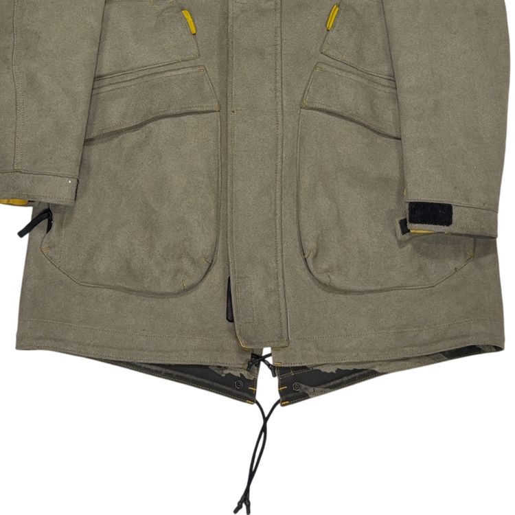 Stone Island Man Made Suede Grey Coats obraz 2
