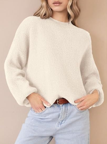Cream Knit Sweater image 3