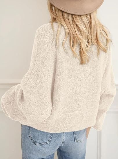 Cream Knit Sweater image 5