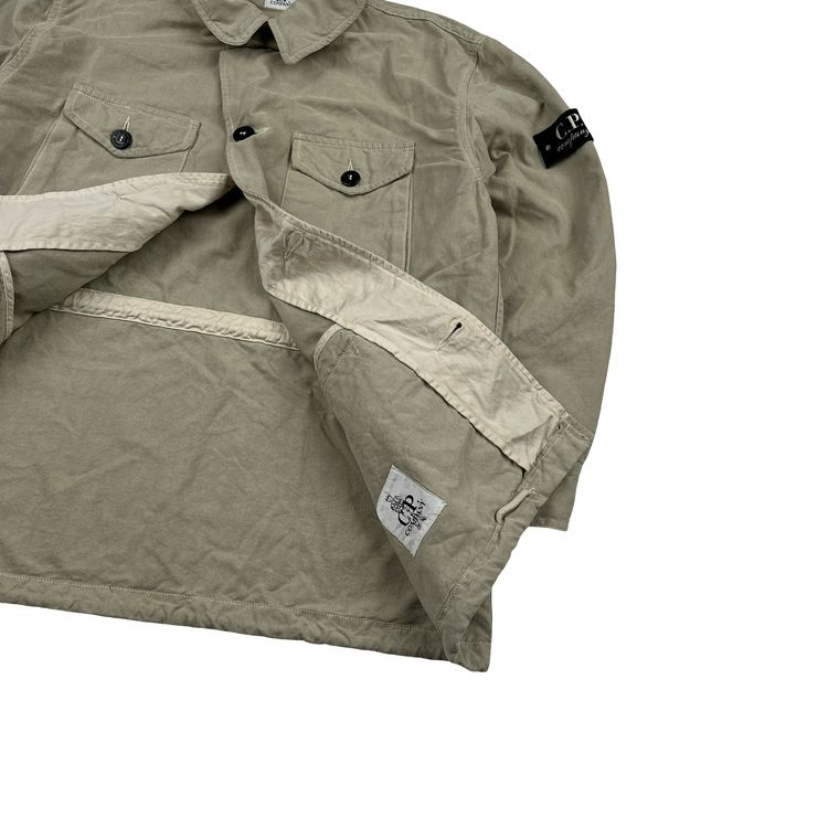 CP Company Vintage 90's Beige Lightweight Junior Buttoned Jacket - XS image 3