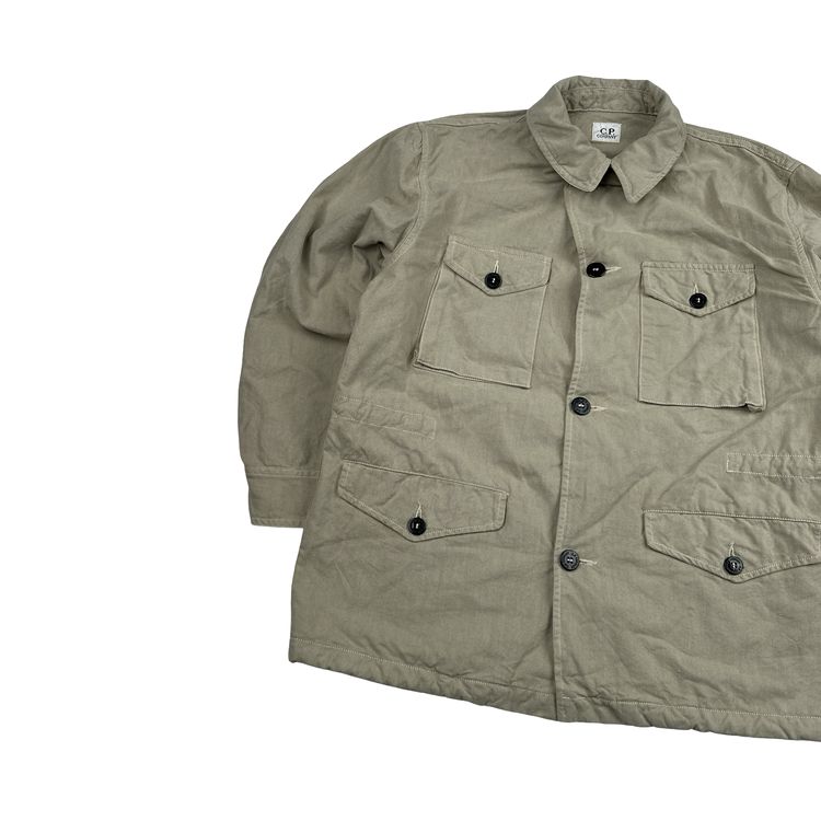 CP Company Vintage 90's Beige Lightweight Junior Buttoned Jacket - XS image 10