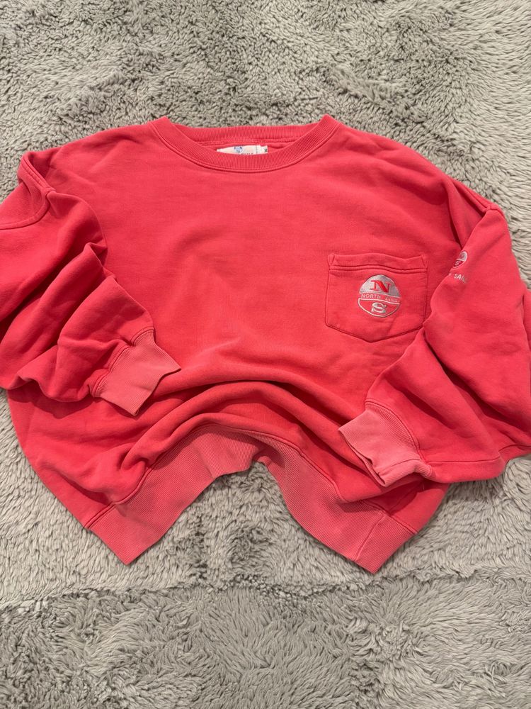 Red Sweatshirt With Pocket image 1