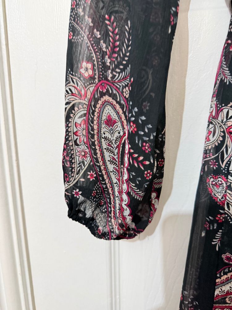 Wallis Petite Paisley Print Dress 6