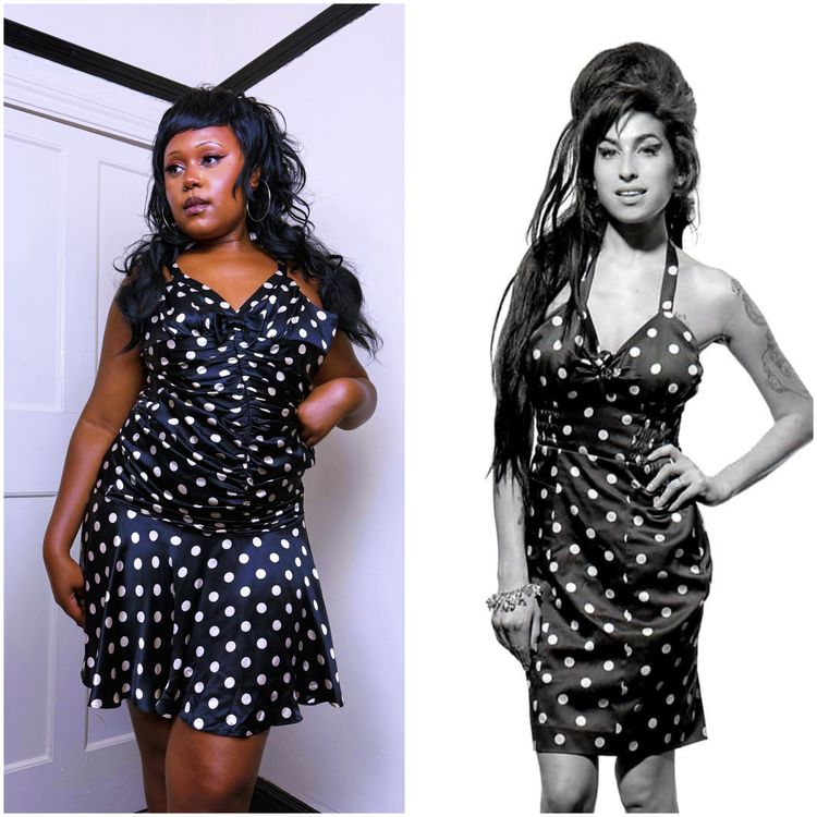 Vintage BNWT Betsey Johnson Polka Dot dress Alt Design ASO Amy Winehouse 2007-2008
