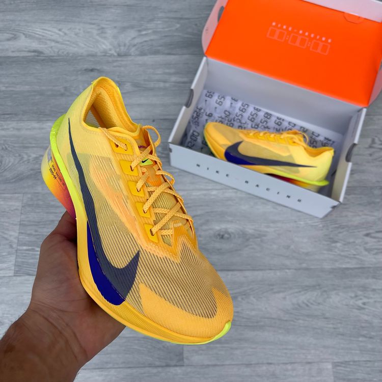 Nike Womens Zoomx Vaporfly Next% 4 Running Training Shoes - Citron Pulse [HF6412 800] image 2