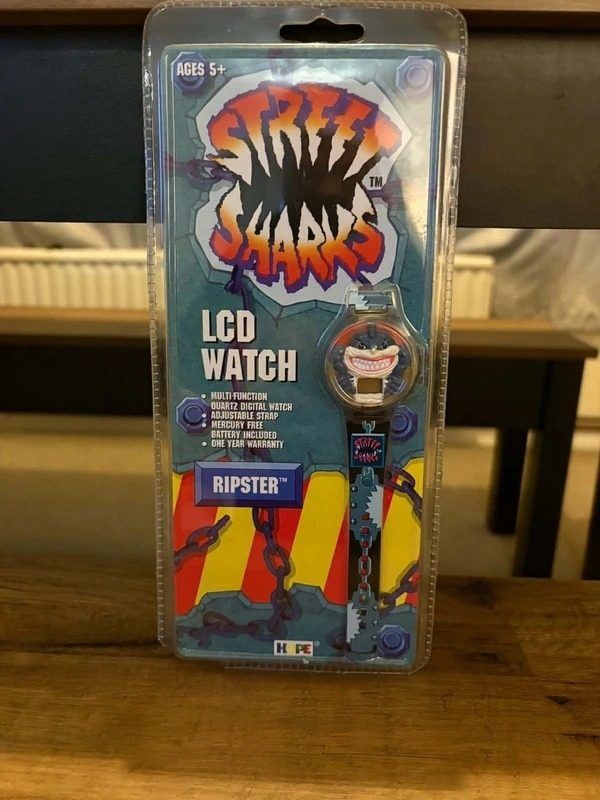 Street Sharks Ripster Lcd Watch imagen 1