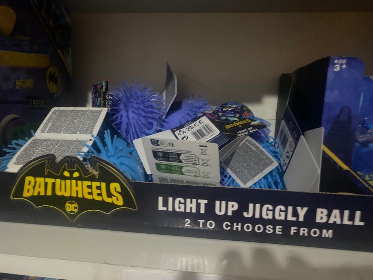 DC Comics Batwheels Light Up Jiggly Ball product image