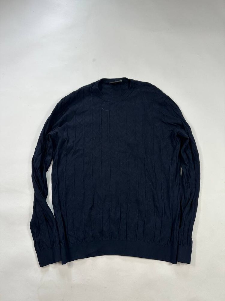 Emporio Armani Navy Blue Sweater