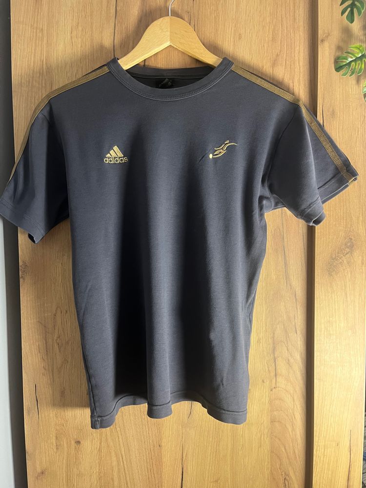 Adidas Originals Adidas Black T-Shirt With Gold Logos product image