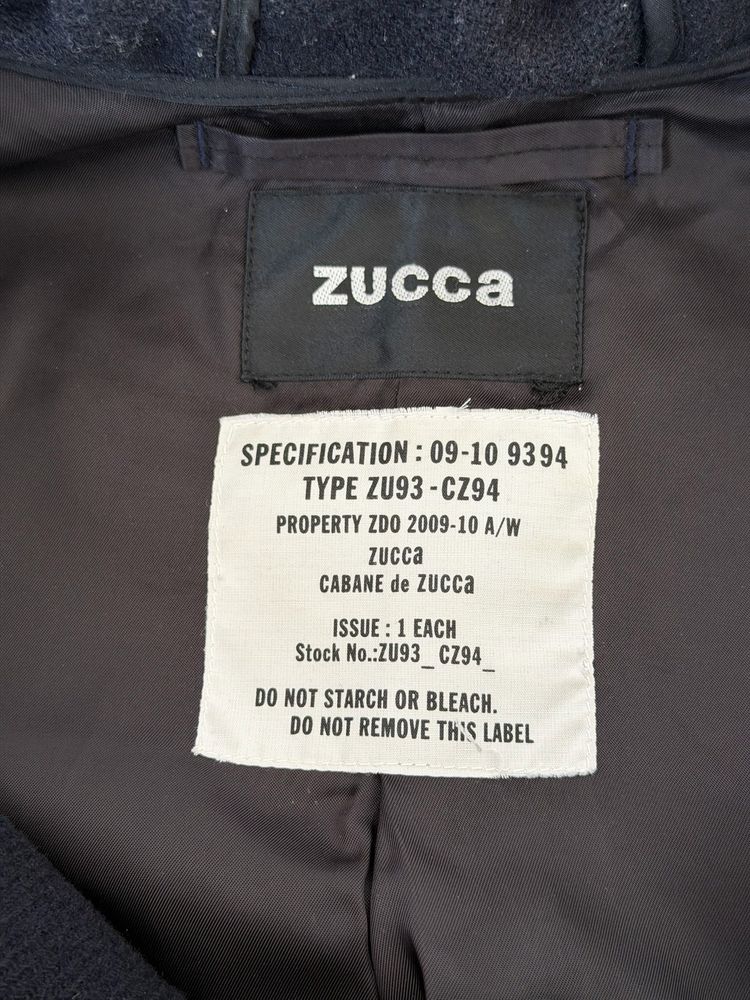 '00s Cabane De Zucca By Issey Miyake Sniper Pea Coat (S) obraz 4