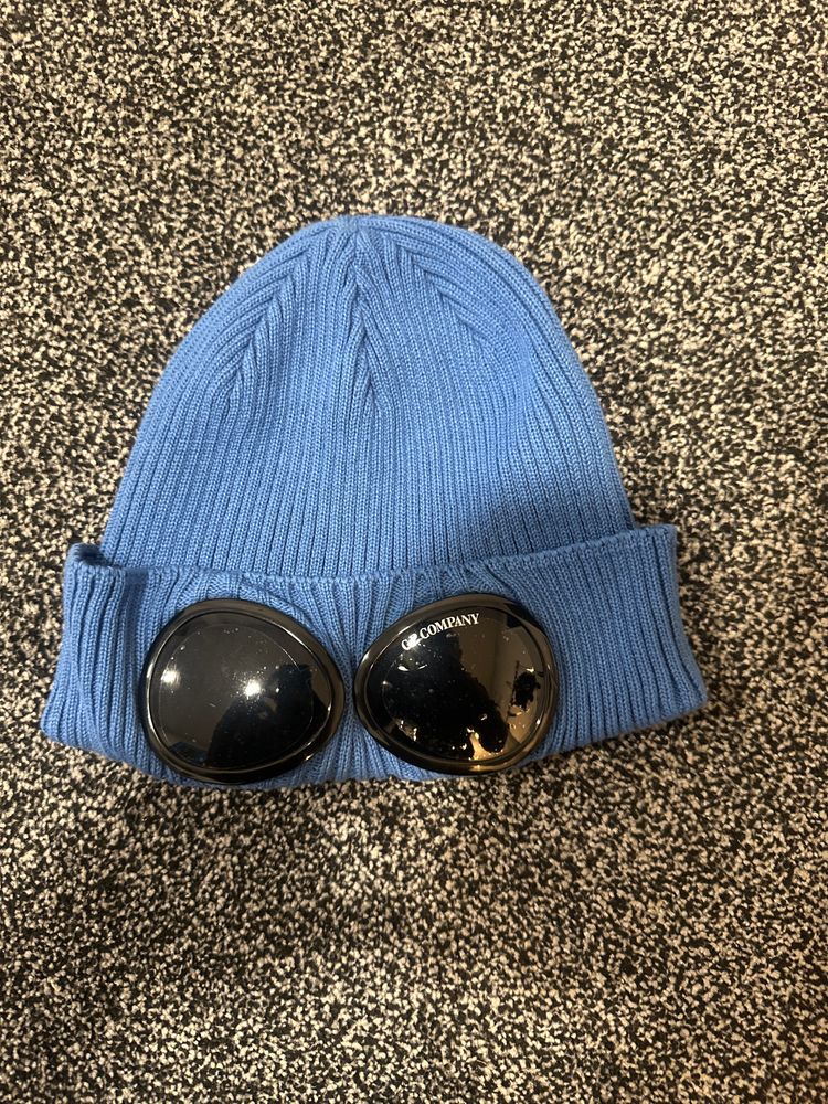 CP Company Blue cp company Beanie Hat With Goggles product image