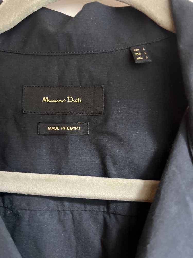 Massimo Dutti Black Short Sleeve Shirt image 2