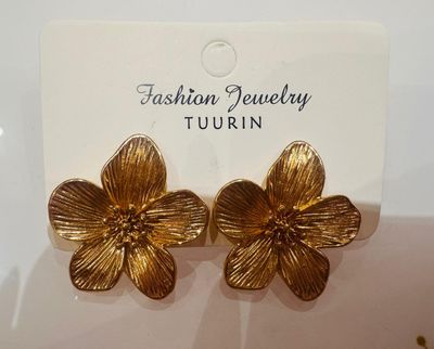 Gold-Tone Fashion Jewelry Earrings Set