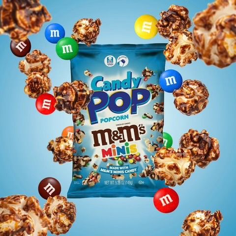 Candy Pop Popcorn With M&M'S Minis