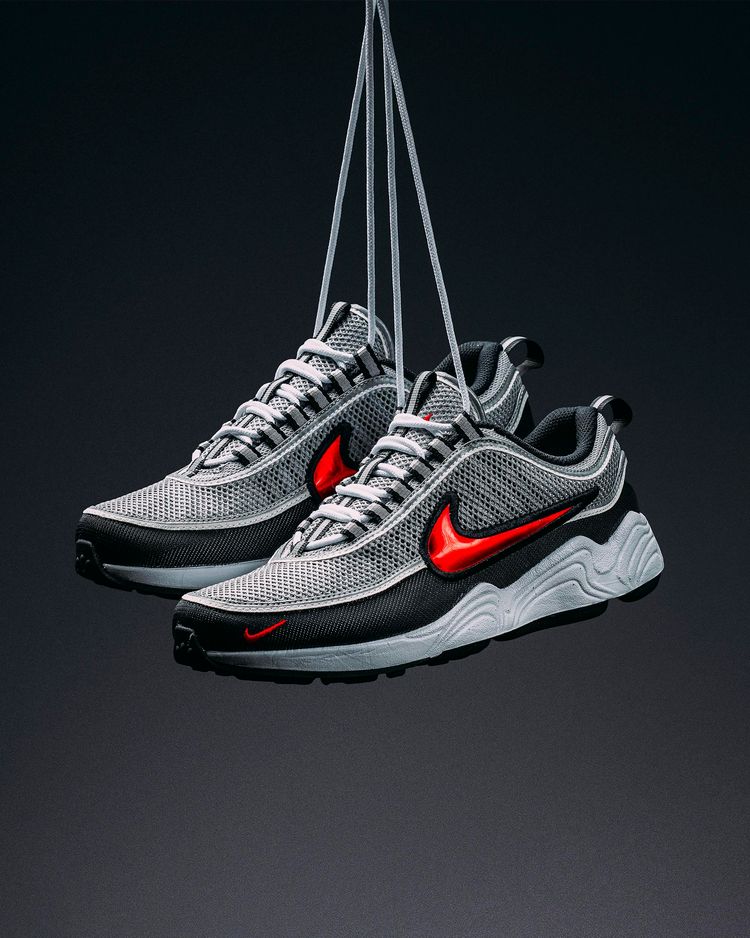 Nike Zoom Spiridon SP ‘Sport Red / Metallic Silver’ £155 RRP