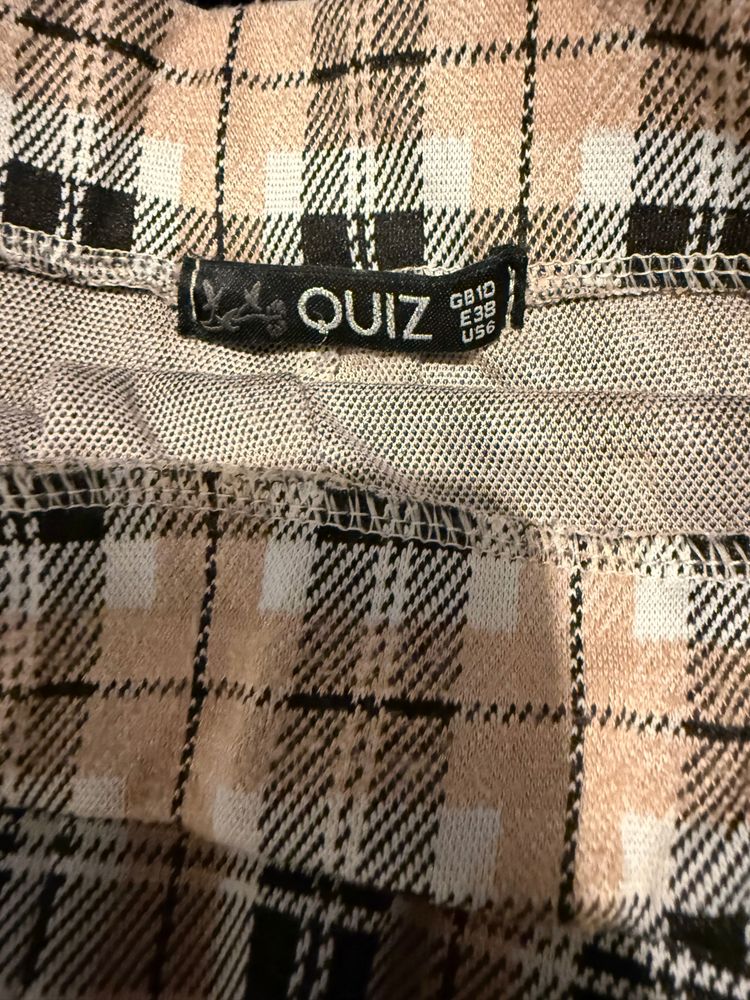 Quiz Quiz Plaid Skirt product image