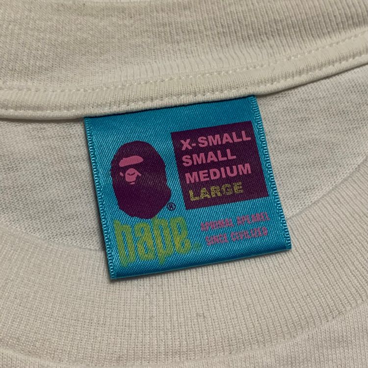 Bape Large Big Ape Head Camo White Tee A Bathing Ape Vintage imagen 6