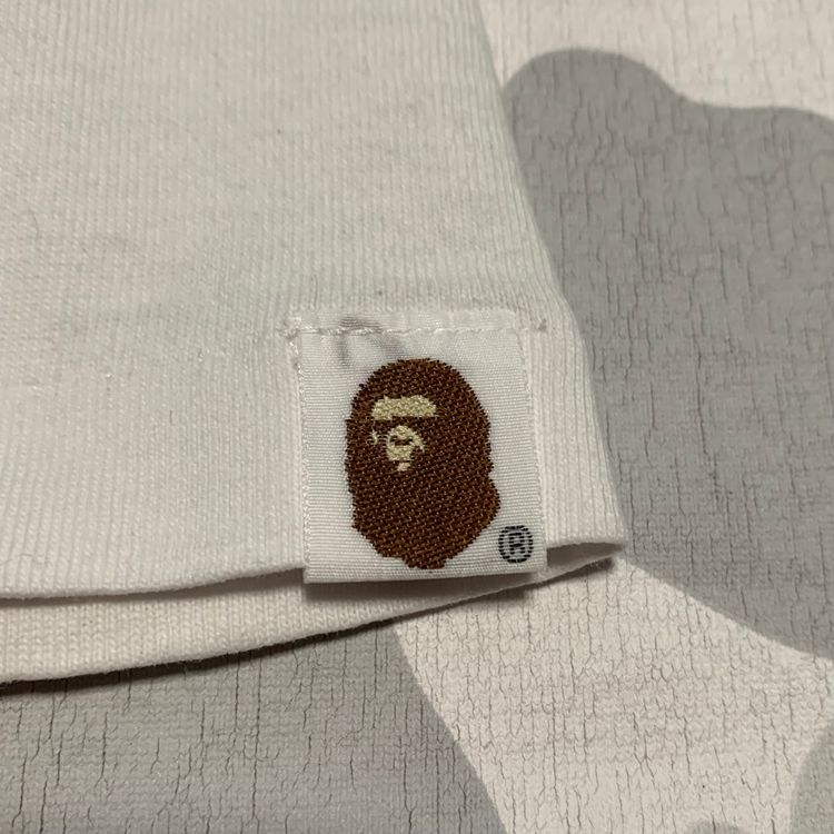 Bape Large Big Ape Head Camo White Tee A Bathing Ape Vintage imagen 7