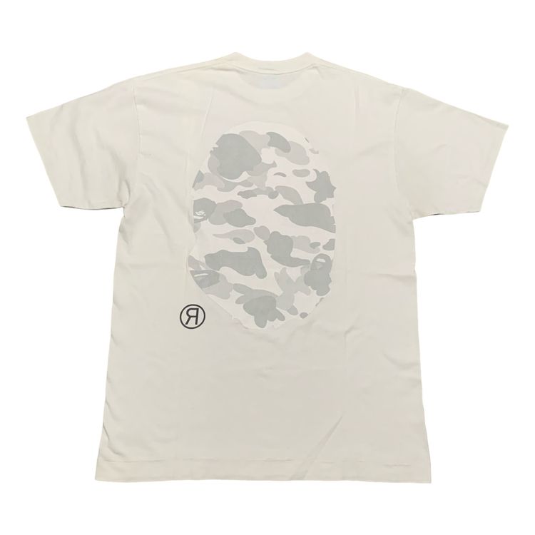 Bape Large Big Ape Head Camo White Tee A Bathing Ape Vintage imagen 9