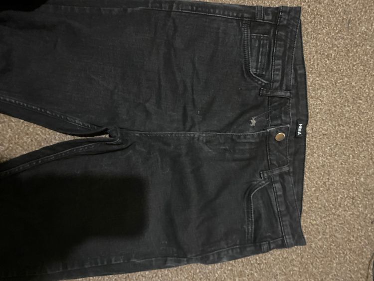 Immagine di Hera Black Men'S Ripped Knee Jeans 4