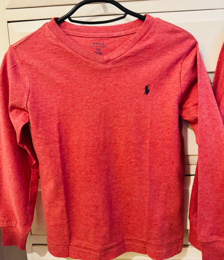 Polo Ralph Lauren Long Sleeve V-Neck Shirt imagen 1