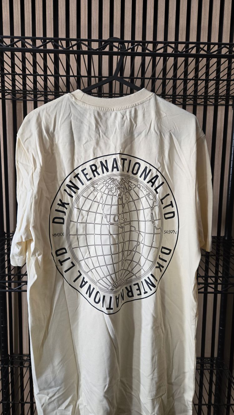 B129 DJK Geo Back Print Tee Brand New