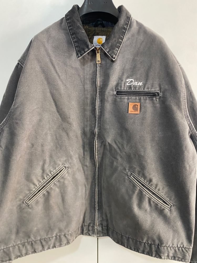 Detroit Jacket J97 GVL Carhartt USA size XXL Tall with patch on the front and back, used in excellent condition. image 4
