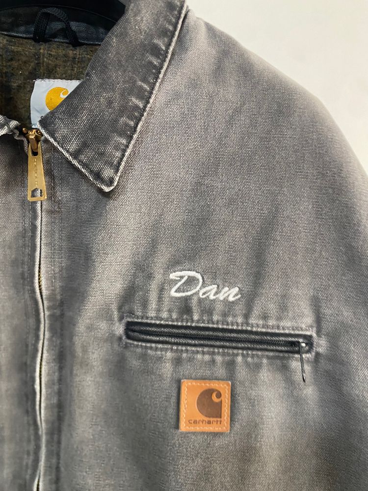 Detroit Jacket J97 GVL Carhartt USA size XXL Tall with patch on the front and back, used in excellent condition. image 2