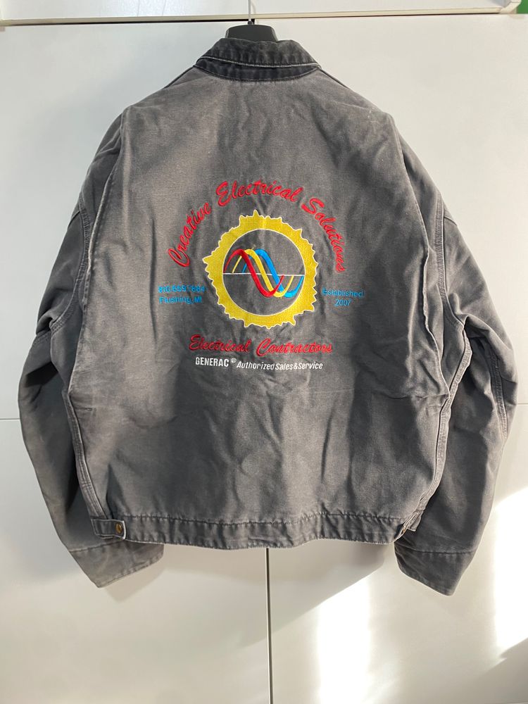Detroit Jacket J97 GVL Carhartt USA size XXL Tall with patch on the front and back, used in excellent condition. image 7
