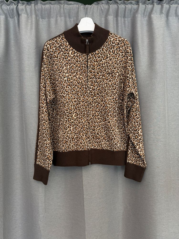 Corteiz Leopard Print Zip-Up Jacket