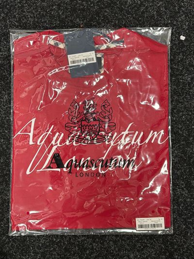(44) TSA316 Aquascutum Red Shirt
