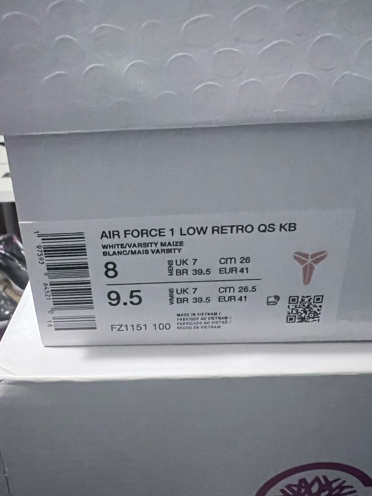 Nike Air Force 1 Low Retro QS KB sneakers image 6