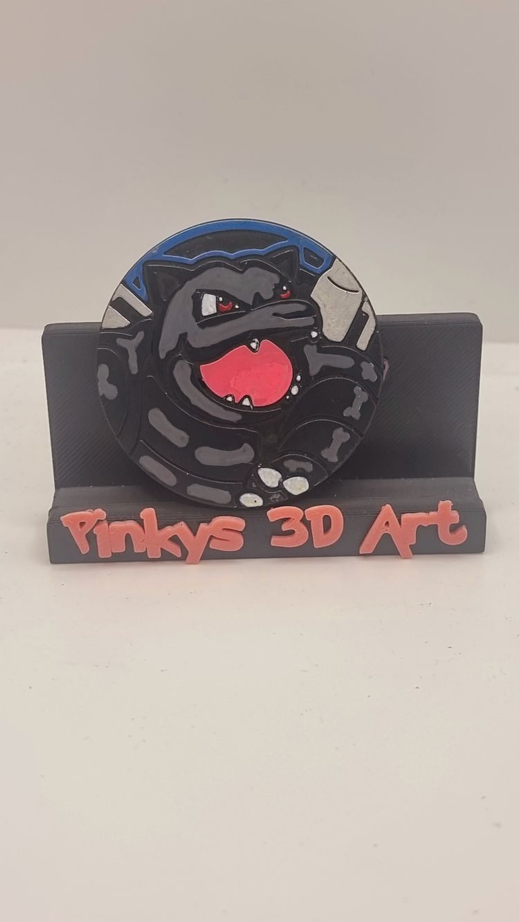 halloween Hand Painted  Pokemon Coin  blastoise large 1761