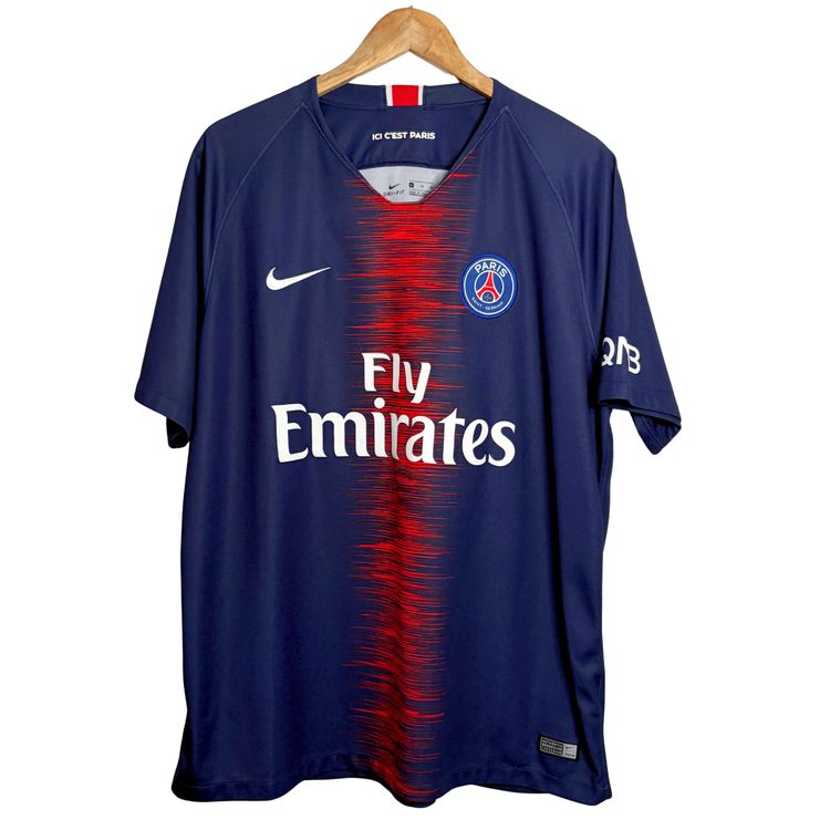 2018-19 PSG Home Shirt - XL image 1