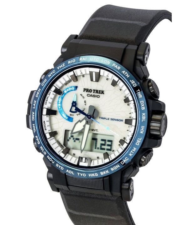 Casio Pro Trek Dragon Eye Analog Digital Radio Control White Dial Solar PRW-61D-2 100M Men's Watch image 6