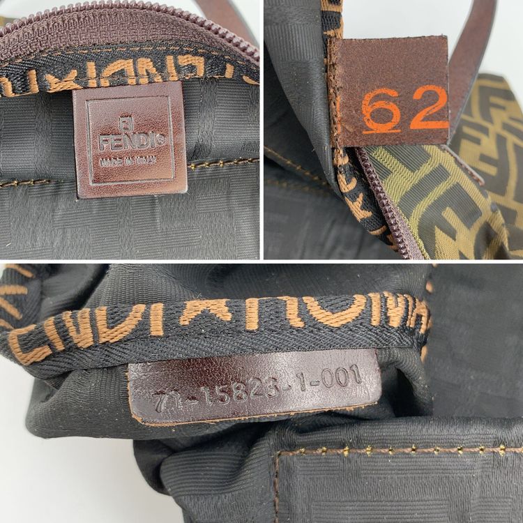 Immagine di Fendi Vintage Cloth Handbag Zucca Tote 5