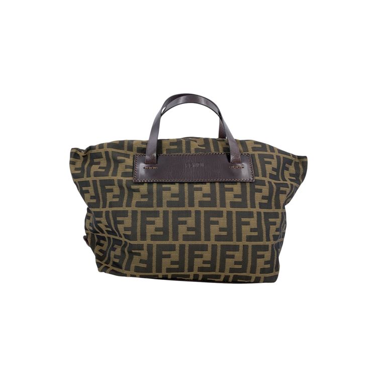 Immagine di Fendi Vintage Cloth Handbag Zucca Tote 1