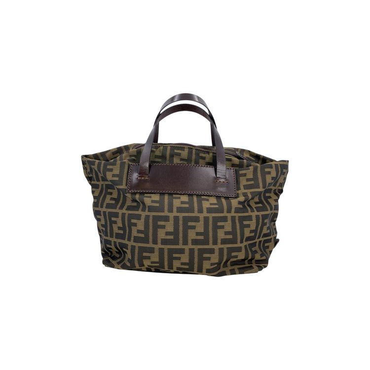 Immagine di Fendi Vintage Cloth Handbag Zucca Tote 4