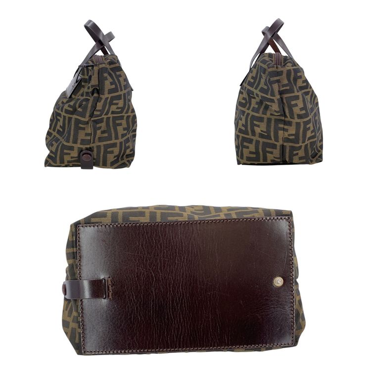 Immagine di Fendi Vintage Cloth Handbag Zucca Tote 7