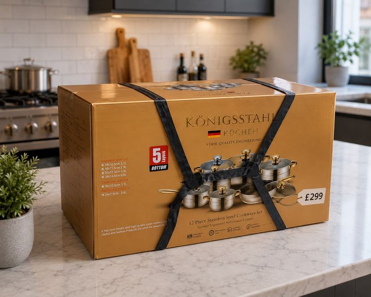Other Königsstahl 12 Piece Stainless Steel Cookware Set product image