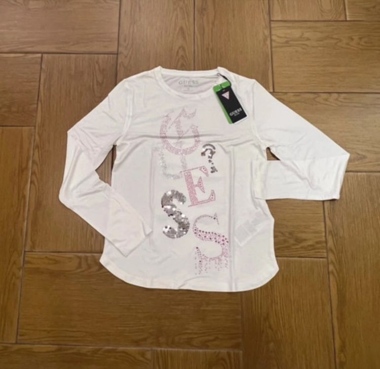 Guess Maglia ragazza 14 anni Guess White Long Sleeve Shirt product image