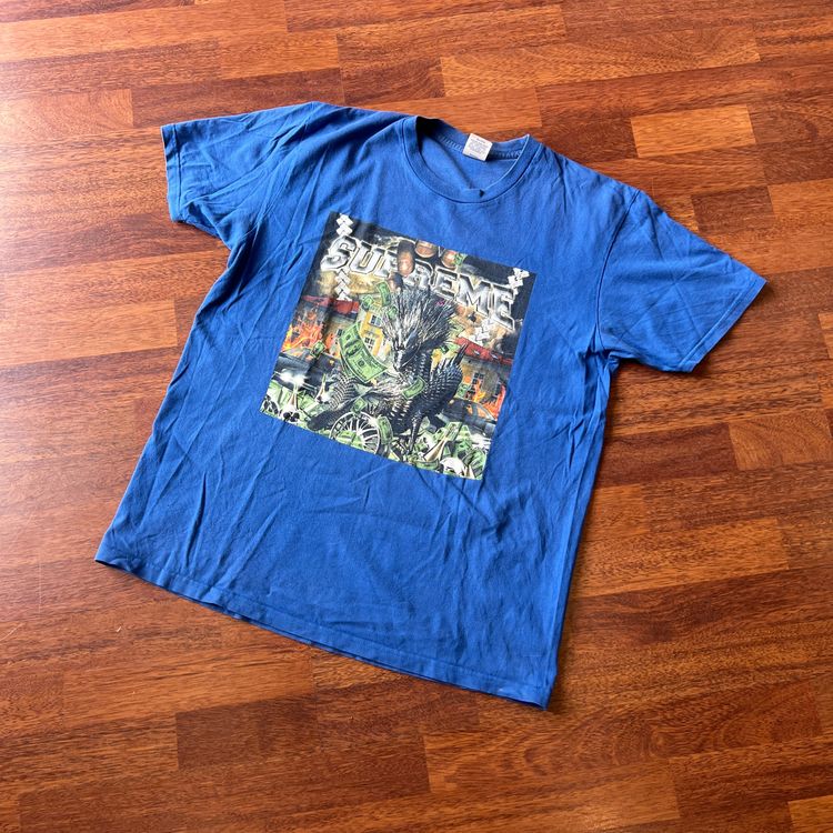 Supreme Dragon Tee Blue Taglia L (Usato)