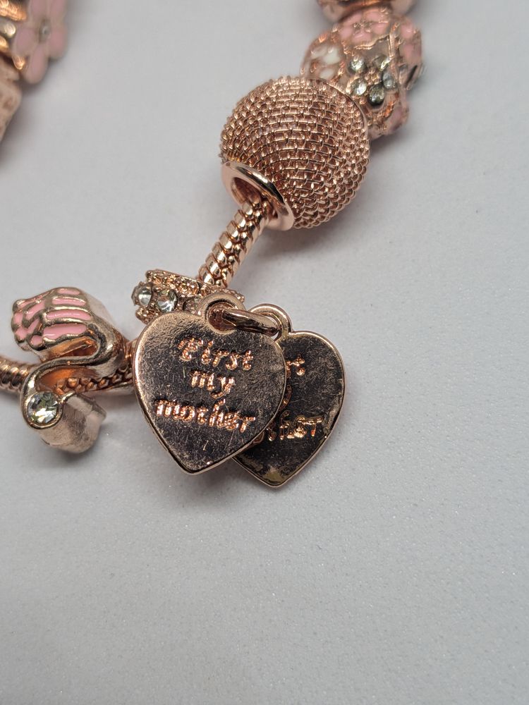 Immagine di Rose Gold Charm Bracelet 2