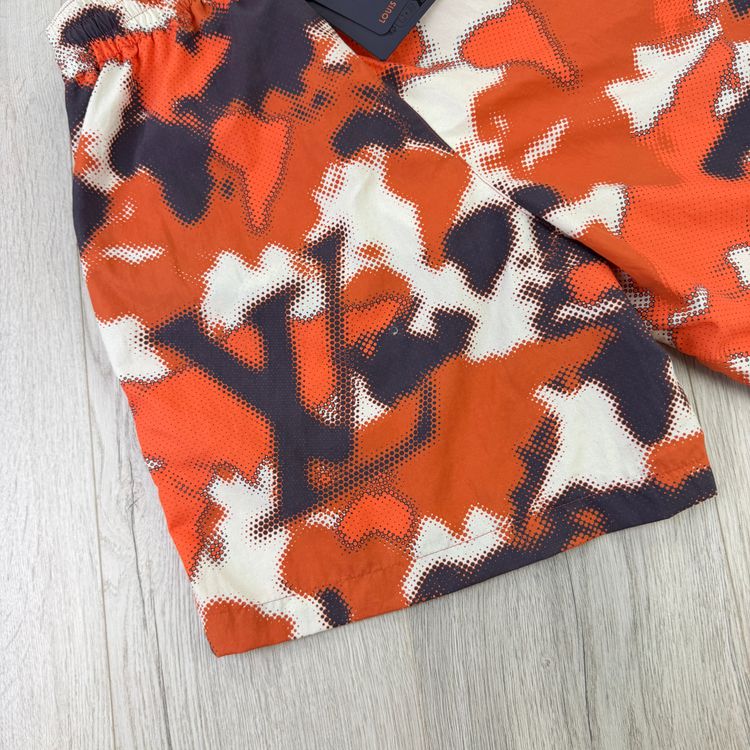 Louis Vuitton Men’s Orange Camo Swim Shorts - XS/Small image 3