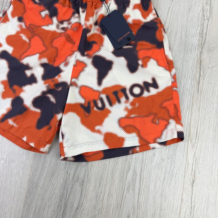 Louis Vuitton Men’s Orange Camo Swim Shorts - XS/Small image 2