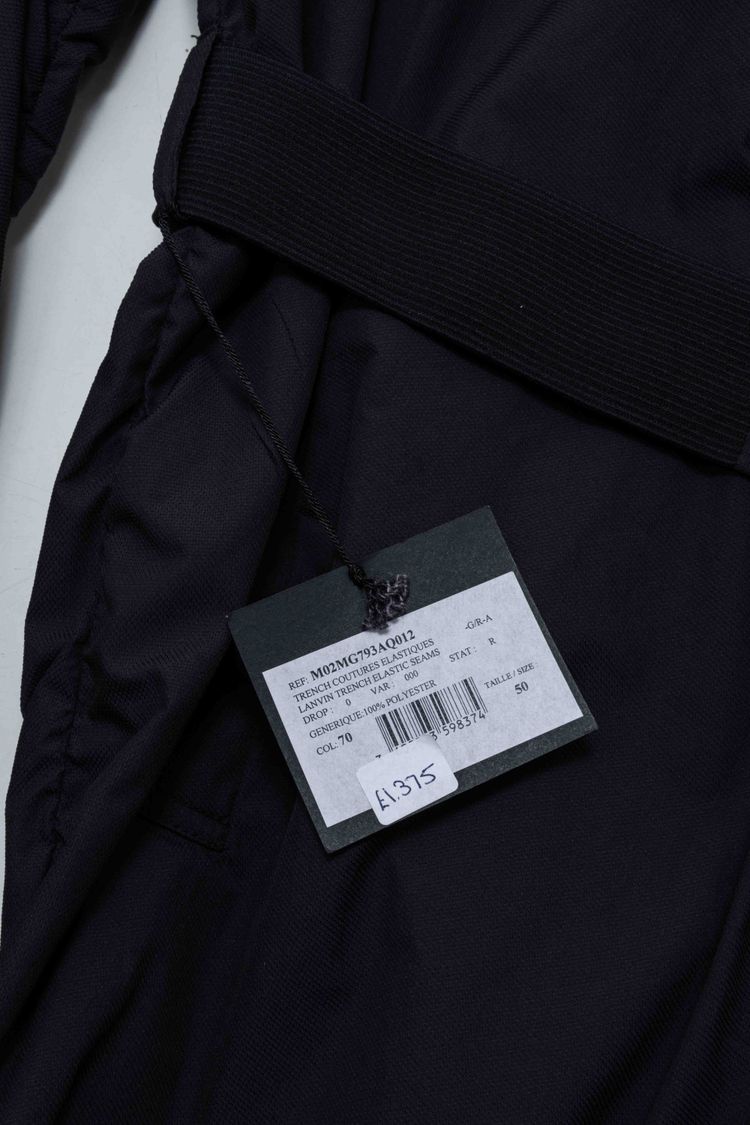Lanvin Paris Elastic Seams Trench Coat imagen 7