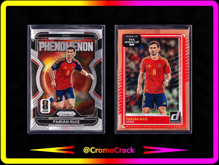 Immagine di Pack Fabian Ruiz España Panini Prizm y Panini Donruss 2026 1