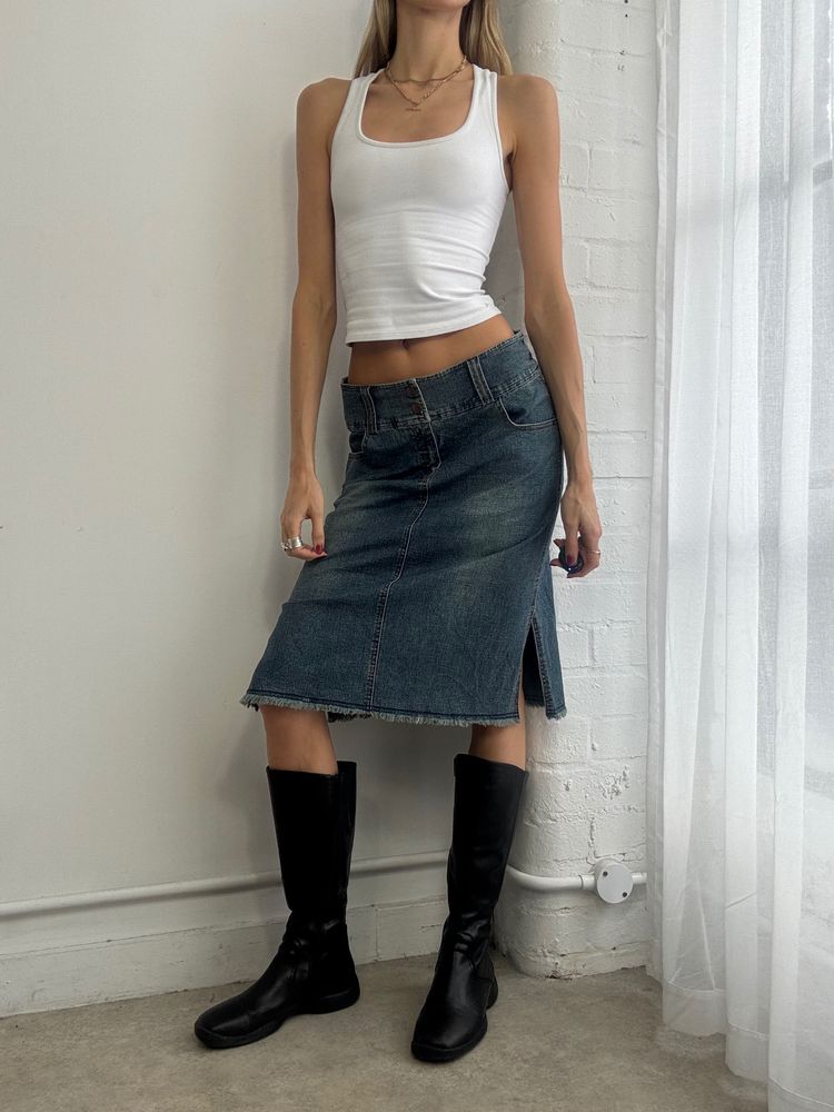  Denim Skirt