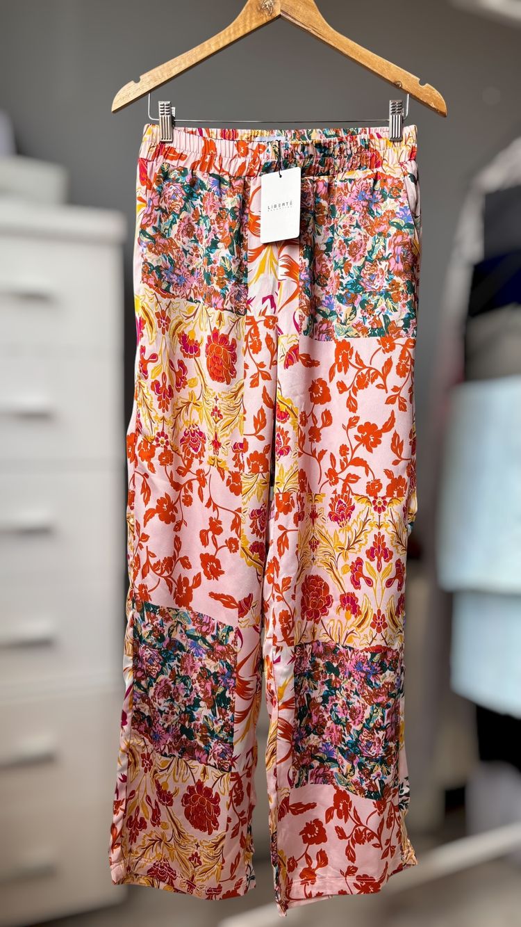 Floral Patchwork Pants LIBERTÉ ESSENTIEL M 